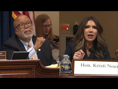 Watch: Bennie Thompson spars with Noem about D.C. shooting and FBI official on Antifa claims