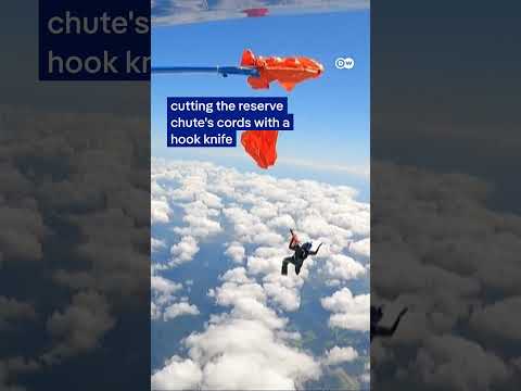 Skydiver survives jump accident | DW News