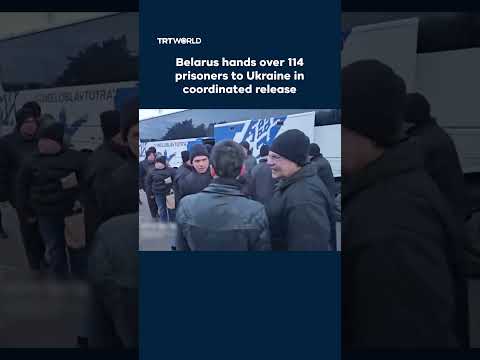 Belarus hands over 114 prisoners to Ukraine in coordinated release