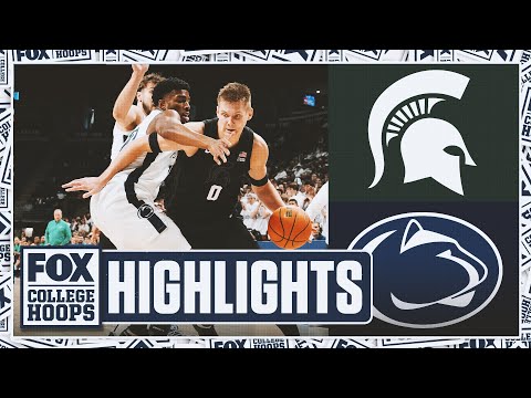 No. 9 Michigan State Spartans vs. Penn State Nittany Lions Highlights | FOX College Hoops