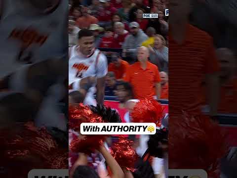 Coleman shows off his power 💪 #cbb #basketball