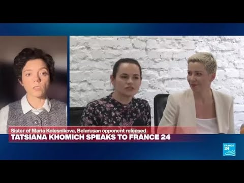 ‘A huge relief to hear her voice’: Sister of Maria Kolesnikova, Belarusian opponent released