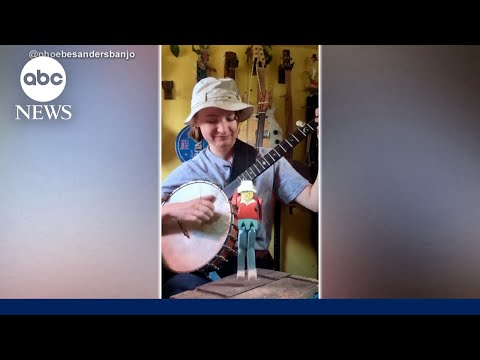 This viral banjo player is talented and extremely creative