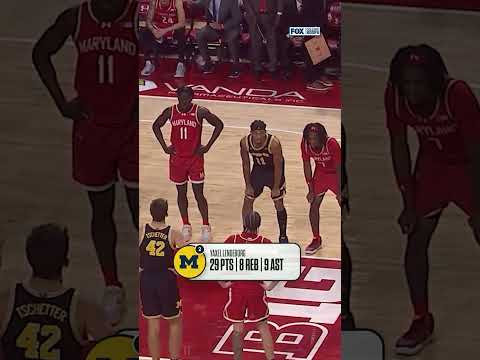 Yaxel went CRAZY today 😳🔥🏀 #cbb #michigan | FOX SPORTS