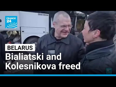 Belarus frees Nobel Prize laureate Bialiatski, opposition figure Kolesnikova among others