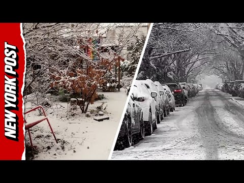 First Measurable Snowfall This Season in New York City