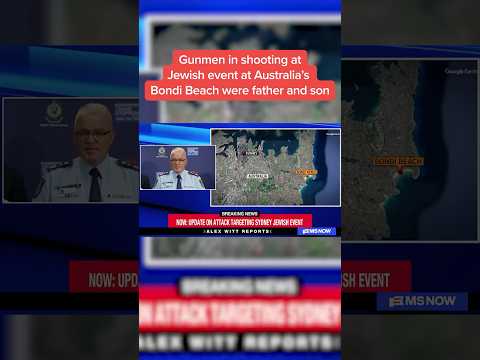Gunmen in shooting at Jewish event at Australia’s Bondi Beach were father and son