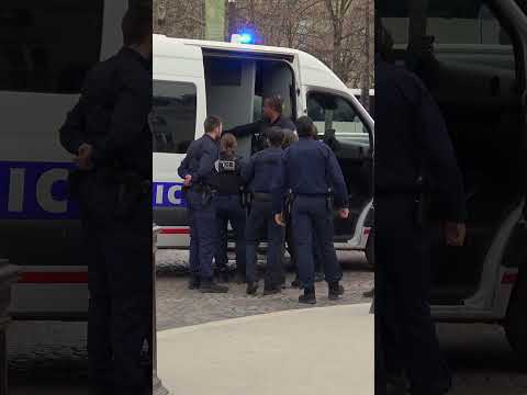 Climate Activists ARRESTED for Painting Around the Arc de Triomphe in Paris #shorts