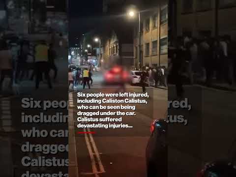 Maniac Uses Mercedes ‘as Weapon’ Plowing Through Crowd Outside Nightclub #shorts