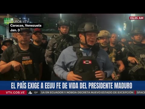 Venezuelan Interior Minister Speaks After Airstrikes