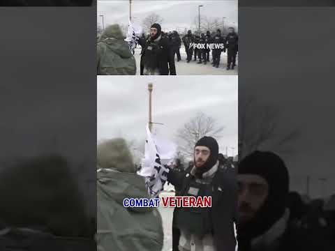 MOMENTS AGO: Tensions continue to be high in Minneapolis #shorts #usa #protest #minnesota #ice