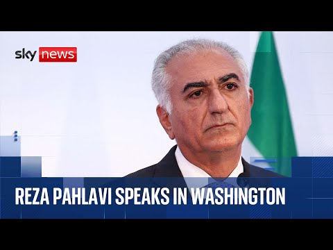 Iran’s exiled crown prince Reza Pahlavi holds news conference in Washington