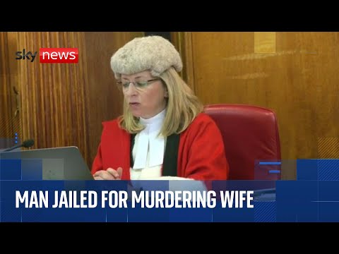 Man who tried to use child to get away with murder of wife sentenced | Cameras in court