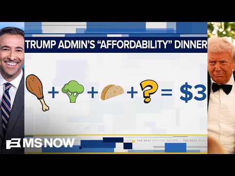 Trump WH rocked by $3-meal scandal: Melber probes indie backlash to MAGA slump & disappointing Dems