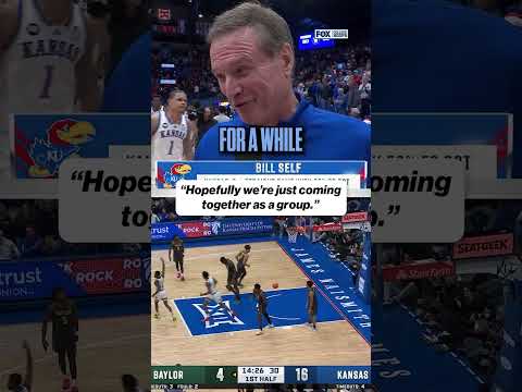Bill Self is hopeful the Jayhawks are trending up ๐ #kansas #jayhawks #basketball #cbb