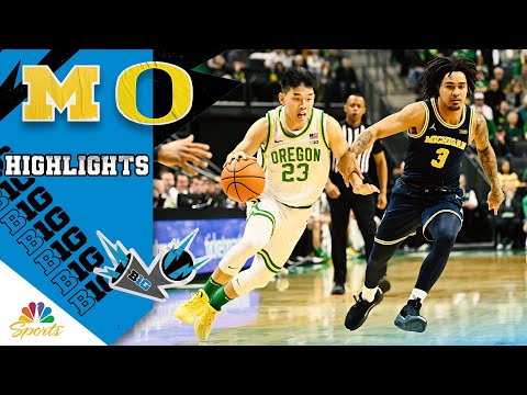 No. 4 Michigan vs. Oregon | COLLEGE BASKETBALL HIGHLIGHTS | 1/17/26 | NBC Sports