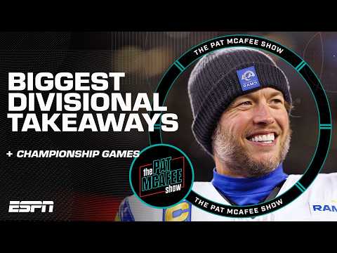 Pat McAfee’s biggest takeaways from the NFL Divisional Round 🤯🔥