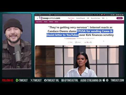 Candace Owens SLAMS TPUSA Cease And Desist, LAWSUIT INCOMING, | Tim Pool