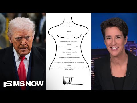 Activists troll Trump with naked doodle card on Jeffrey Epstein’s birthday