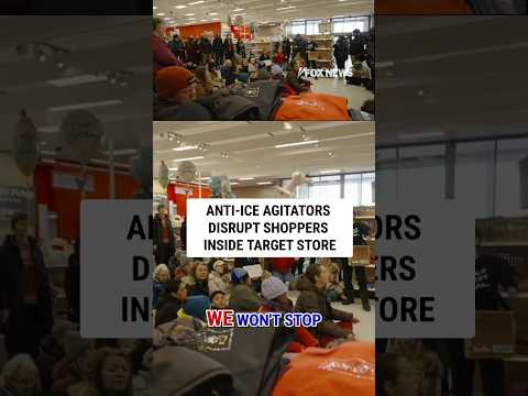 WATCH: Anti-ICE agitators disrupt shoppers inside Target store #shorts #foxnews #us #news