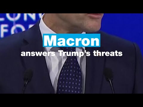 Macron answers Trump’s tariff threats at Davos World Economic Forum • FRANCE 24 English