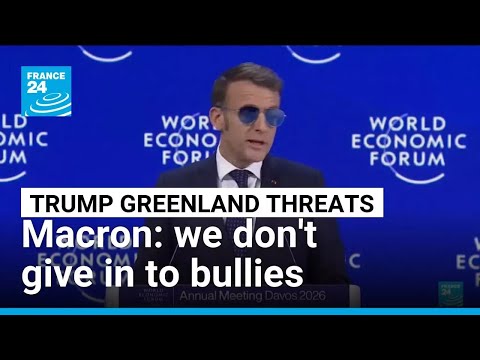 After Trump salvo, Macron says: we don’t give in to bullies • FRANCE 24 English