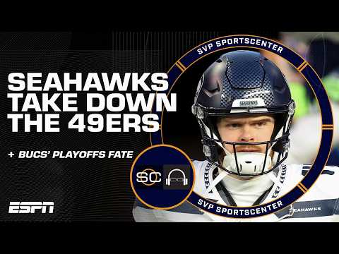 Saturday Night Football REACTION 🗣️ Seahawks take down 49ers to clinch 1 seed in NFC | SC with SVP
