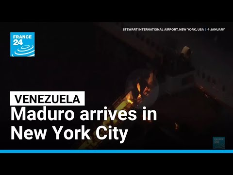 Nicolas Maduro arrives in New York City following his capture • FRANCE 24 English