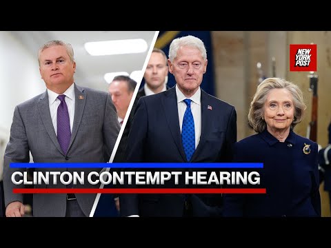 LIVE: House Oversight Committee Begins Contempt Proceedings Against Clintons
