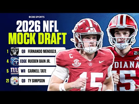 NFL Mock Draft Post National Championship: Raiders take Fernando Mendoza at No. 1 to be franchise QB