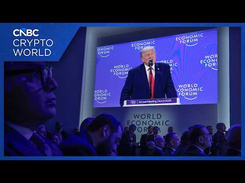 President Trump touts progress on crypto regulation at the World Economic Forum: CNBC Crypto World
