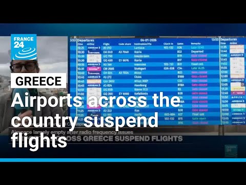 Airports across Greece suspend flights • FRANCE 24 English