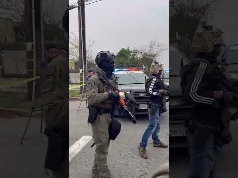 El Salvadorian Criminal Rams Car Into Law Enforcement, Flees on Foot Unscathed #shorts