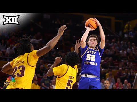 West Virginia gets much-needed Big 12 road win over Arizona State | College Basketball on NBC Sports