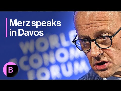 Davos: Germany’s Merz Says ‘We Are Not at the Mercy of This New World Order’
