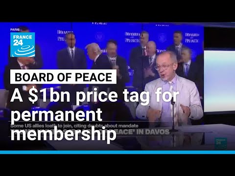 ‘Board of Peace’ signed by Donald Trump: a $1bn price tag for permanent membership • FRANCE 24