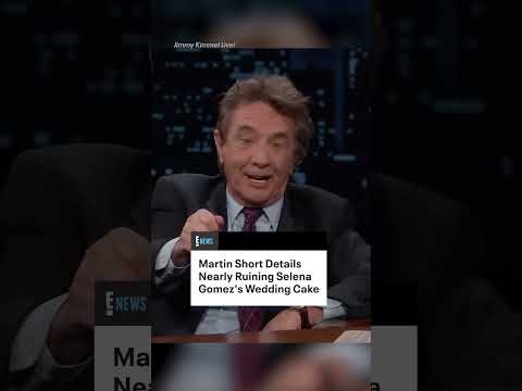 Martin Short recalls nearly ruining Selena Gomez’s wedding cake. (🎥: Jimmy Kimmel Live!)