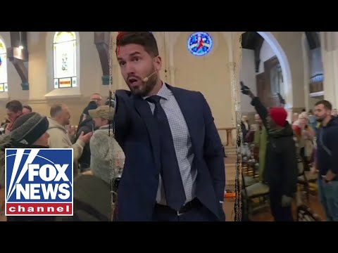 Minnesota church protester DARED Bondi to arrest him