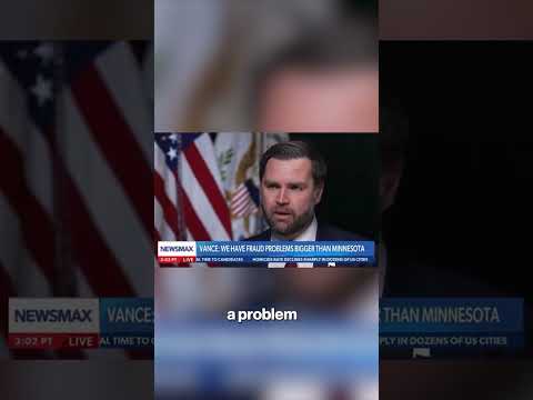 JD Vance says there is a ‘much worse’ fraud problem in California than Minnesota #shorts