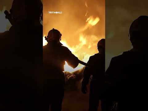 Russia bombards Ukraine’s two largest cities amid peace talks