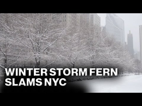 Live: Winter Storm Fern batters New York