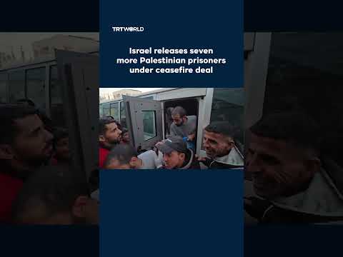 Israel releases seven more Palestinian prisoners under ceasefire deal