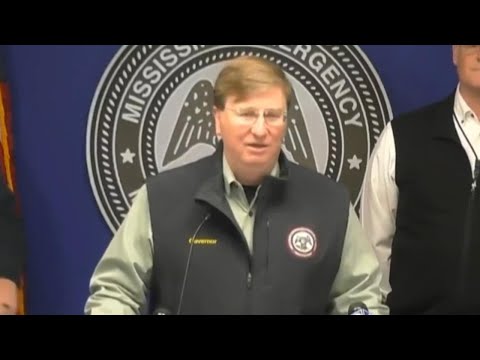 Watch: Mississippi governor give update on major ice storm that’s knocked out power for thousands