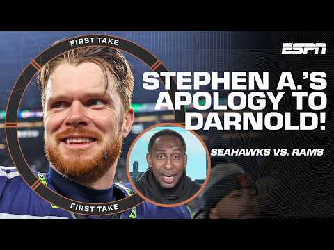 Stephen A. CONGRATULATES Sam Darnold 🗣️ ‘You damn sure proved me wrong!’| First Take