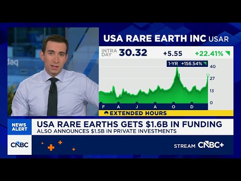 USA Rare Earths gets $1.6B in funding, also announces $1.5B in private investments