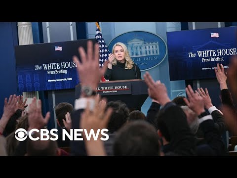 White House takes questions about Border Patrol killing of Alex Pretti in Minneapolis