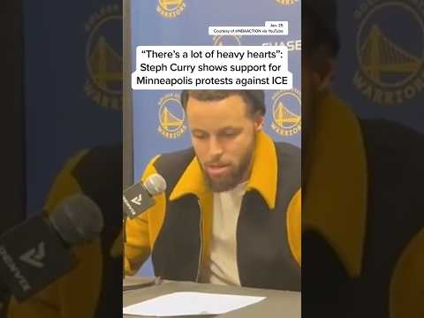 Steph Curry shows support for Minneapolis protests against ICE