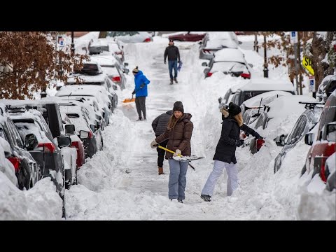 Snow still falling in New England as deadly winter storm finishes trek through U.S.