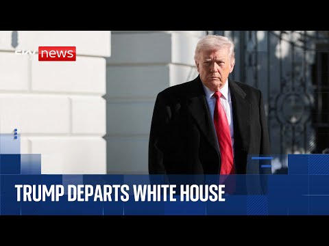 President Trump leaves the White House for Iowa
