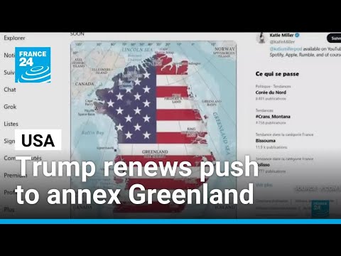 After capturing Nicolas Maduro, Donald Trump renews push to annex Greenland • FRANCE 24 English